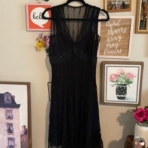 Black beaded dress